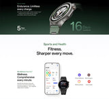 Novo Smartwatch OnePlus Watch 4 (Versão Global) – Tela OLED de 1,5", Snapdragon W5, até 16 dias de bateria, NFC, IP69, Google Assistente e GPS