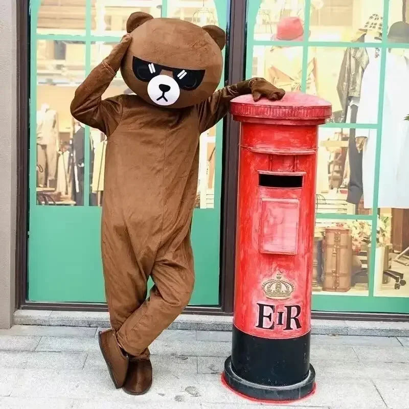 Brown Bear Mascot Costume Cartoon Characters Animal Carnival Activities Cosplay Identity V Cosplay