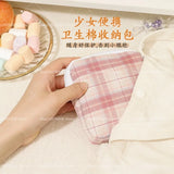 Snoopys Storage Bag Women Large-capacity Lipstick Sanitary Napkin Storage Bag Cute Anime Travel Portable Simple Girls Coin Purse