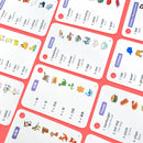 1200 English and Chinese Bilingual Words Learning Cards or Kids Toddler Beginners of English language Montessori Gift