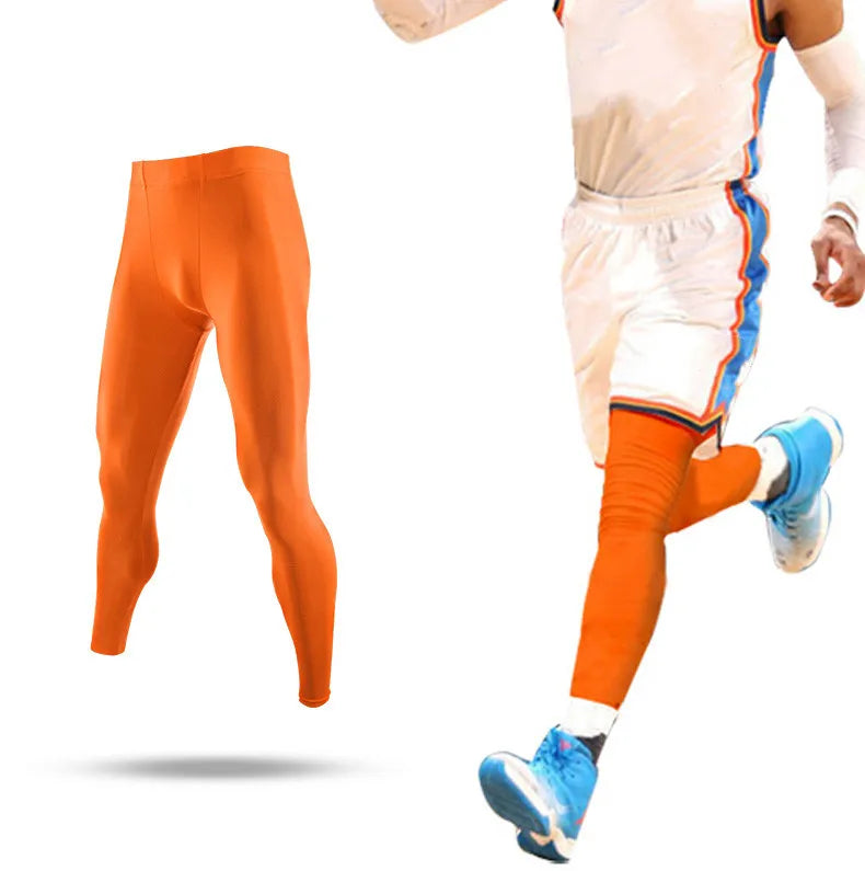 Winter Spring Men Running Tights GYM Pants For Male Basketball Football Soccer Fitness Exercise Hiking Sport Long Leggings B88