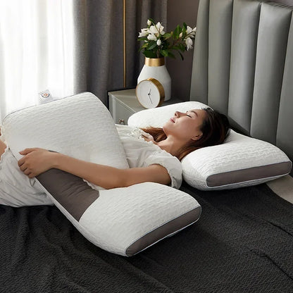 Cervical Orthopedic Neck Pillow Help Sleep And Protect The Pillow Neck Household Soybean Fiber SPA Massage Pillow For Sleeping