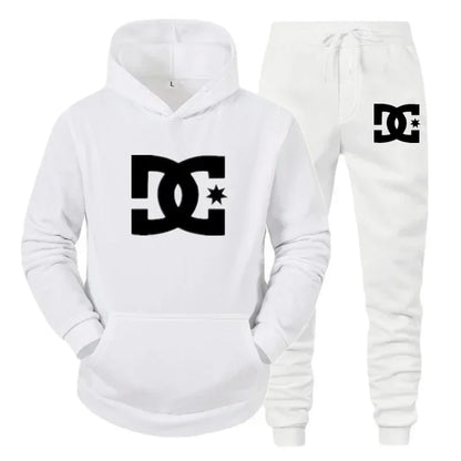 Ropa de primavera y otoño para hombre, nueva sudadera con capucha y pantalones casuales, dos conjuntos de ropa deportiva para correr de alta calidad