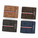 2023 New Short Men Wallets Slim Card Holder Male Purses Luxury PU Leather Coin Pocket High Quality Small Men's Wallet