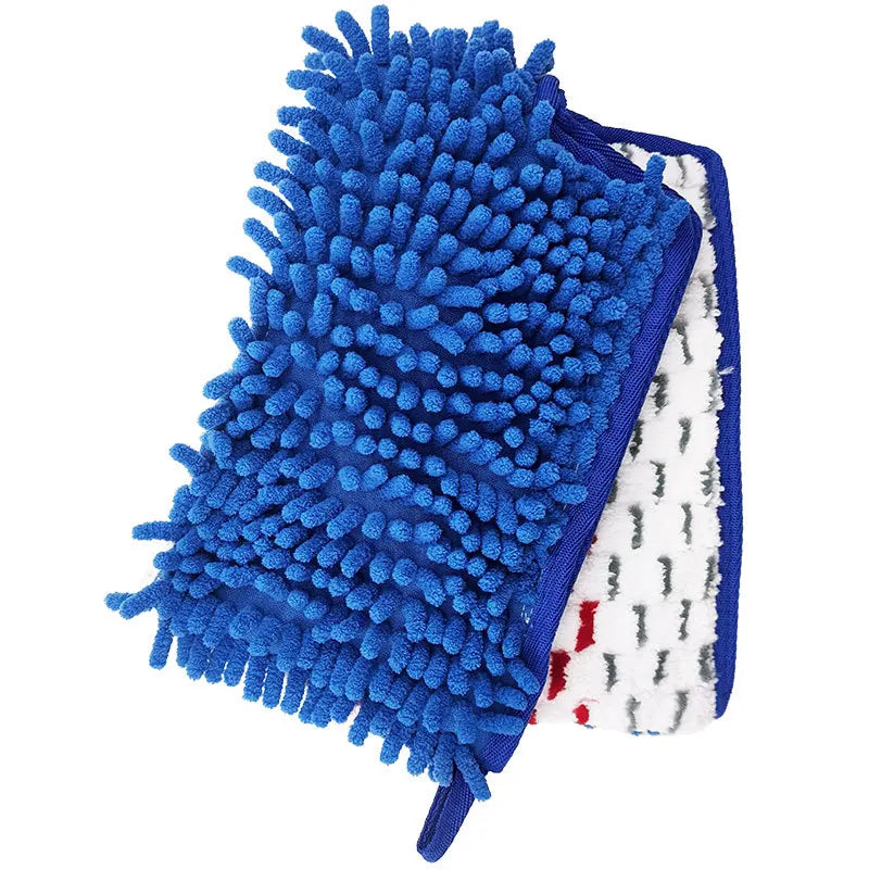 Microfiber Floor Mop Pads, Double-Sided Mop for OCedar/Vileda Steam Spray, Flat Spin Cloth Replacement, Wet and Dry
