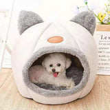 New Deep Sleep Comfort In Winter Cat Bed Little Mat Basket Small Dog House Products Pets Tent Cozy Cave Nest Indoor Cat Bed