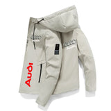 Men's motorcycle racing jacket, casual windbreaker, pilot jacket, Audi motorcycle clothing