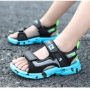 Kids Boys Trendy Camouflage Platform Strap Sandals Lightweight Soft Sole Non-slip Girls Children For Summer Outdoor Beach Shoe