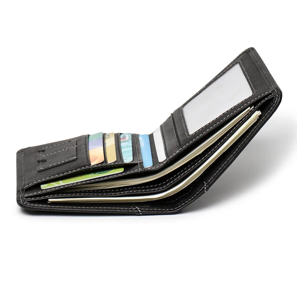 ROOG Elegant Genuine Leather Men's Wallet|Multi-Card Slot Design|Lightweight and Stylish|Suitable for Everyday and Business Use