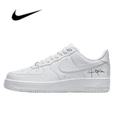 Zapatillas de skate Nike Air Force 1 Low Retro para hombre y mujer, clásicas, negras, informales, cómodas, AF1 