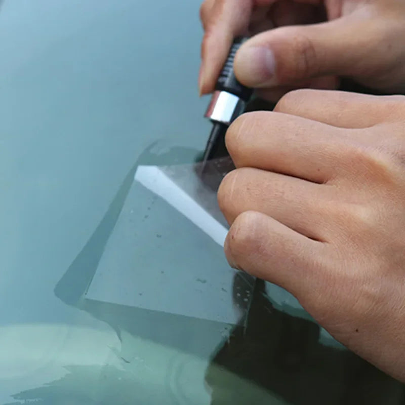 Ferramenta de reparo de para-brisa de carro, faça você mesmo, kit de reparo de tela de telefone para janela de carro, cola de cura de vidro, restauração de arranhões de vidro