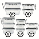 Kitchen Food Containers 12pcs-set,BPA FREE Lunch Box Sugar Cereals Storage Container