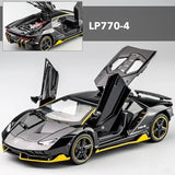 1:32 Lamborghinis LP770 LP750 Car Alloy Sports Car Model Diecast Sound Super Racing Lifting Tail Hot Car Wheel For Children Gift