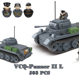 Military WW2 Tanks Tiger Sherman T34 Panzer Vehicle Airplane Army Soldier Weapons Model Building Block Brick Children Kids Toys