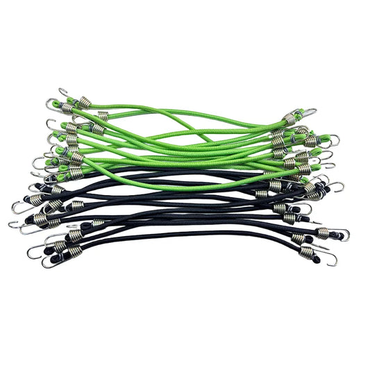 5/10PCS Luggage Strap Elastic Strap Fixed Elastic Cord Socket Fixed Small Hook 4mm Latex Mini Rope Camping Accessories