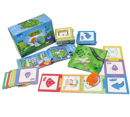 Robobloq Qobo Toy Robot For Kids 3-6, Screen-Free Early Education Coding Robot, 2 Game Modes, Learning and Education Toy