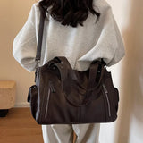 Soft Interior Compartment Shoulder Bags 2026 High Quality Contrasting Colors Bags for Women Fashion Zipper Pu Women's Handbags