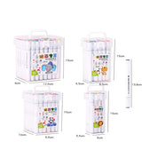 Water-based Marker Pens Are Washable and Have Bright Colors They Are Stationery for Learning Drawing and Marking