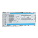 ECG Ruler Plastic Ruler Measuring Tool Electrocardiogram Drafting Divider