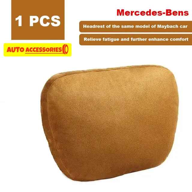 Reposacabezas ajustable con soporte para el cuello, diseño Maybach, Clase S, suave, universal, cojín de descanso, alta calidad 