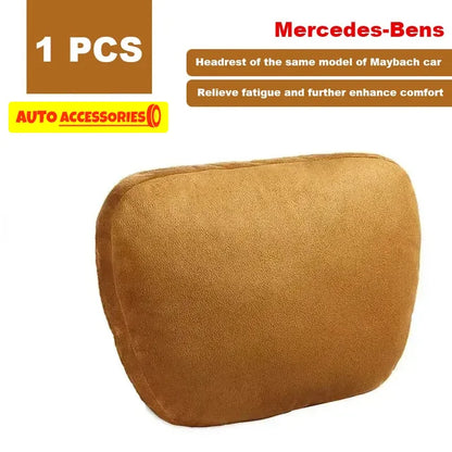 Ajustável Encosto de Cabeça Pescoço Pillow Suporte, Maybach Design, Classe S, Macio, Universal, Almofada Descanso, Alta Qualidade