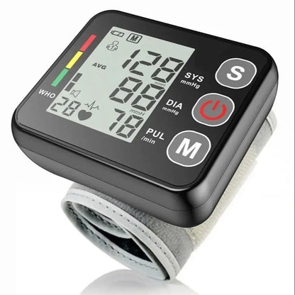 Automatic Heart Rate Pulse Meter BP Monitor Healthy Digital Arm Blood Pressure Meter Cuff Medical Automatic Pressure Tonometer