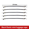 5/10PCS Luggage Strap Elastic Strap Fixed Elastic Cord Socket Fixed Small Hook 4mm Latex Mini Rope Camping Accessories