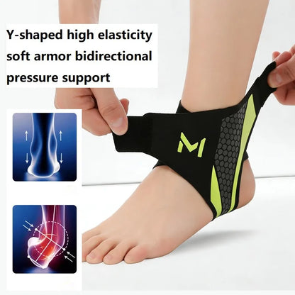 Ankle Brace Support Sleeve Plantar Fasciitis Night Splint Compression Bandage for Foot Pain Relief Sports Soccer Basketball