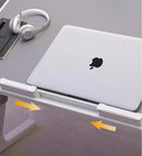 Lift Foldable Laptop Table for Bed Stand Lap Lazy Learning Desk Student Computer Desk for Working Read with Radiator Drawer