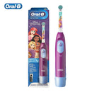Oral B Electric Toothbrush Children Rotary Clean Soft Bristle 2 Min Timer Waterproof Teeth Brush with Replacement Brush Refill