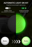 Caiton Night Glow Golf Balls – Set of 6 High-Visibility, Impact-Activated Balls for Nighttime Play, Perfect Gift for Golf Lovers