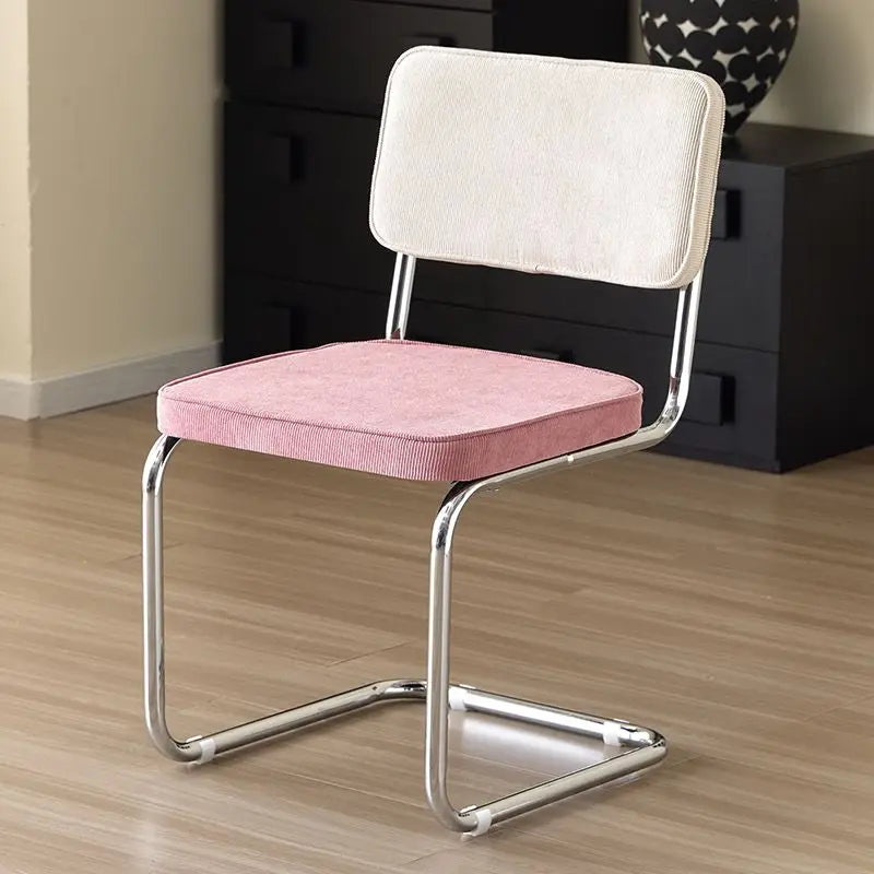 Mid-Century Modern Dining Chairs with Metal Frame, Multiple Styles Leisure chair for Kitchen, Living Room, Office , Muebles