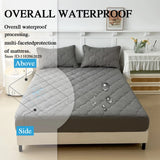 Bedspreads Cover Fitted Bed Sheets Waterproof Mattress Coverlets Elastic Band Protector Pads for Single/Double/King/Queen Bed