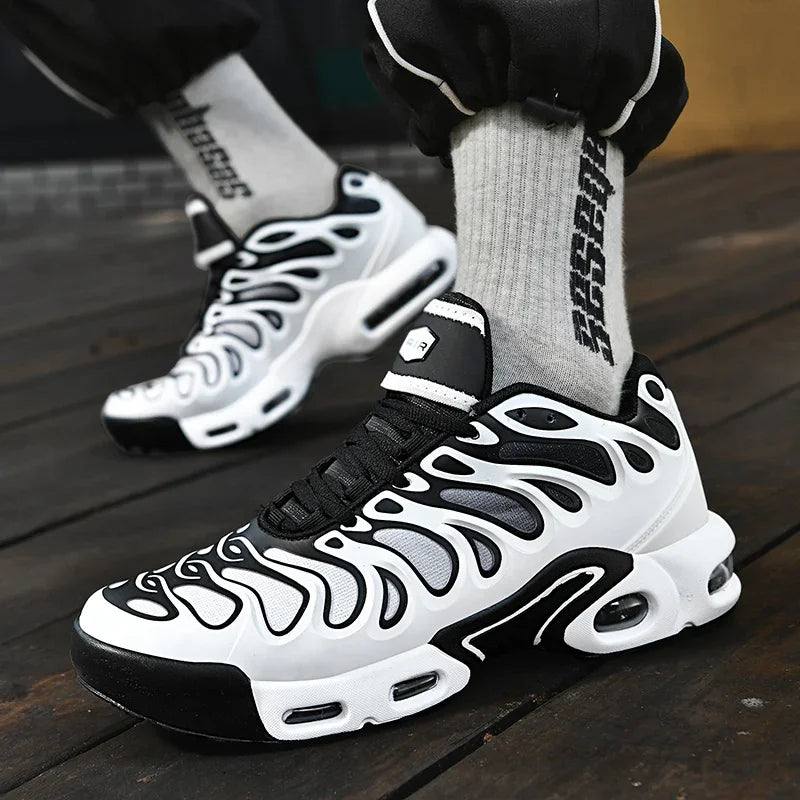 New Men's Air Cushion Running Shoes Designer Footwear Luxury Shoes Male Fitness Jogging Sneakers Basketball Antiskid Mens Tennis