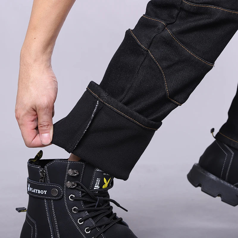 Motorcycle Riding Jeans Men Outdoor Moto Jeans Protective Knee Hip Pads Motocross Pants Touring Anti-Drop Pants Protective Gear