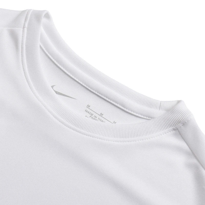 Nike Men's Short-Sleeved T-Shirt White Running Team Uniform Sportswear Hf0529-100