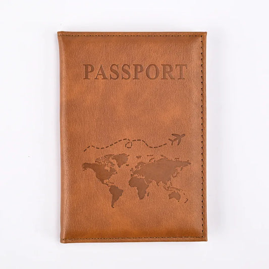 Colorful PU Passport Holder Ticket Passport Covers Travel Passport Protective Cover ID Credit Card Holder Travel Accessories