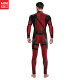 Halloween Adult Show Costume Marvel Costumes Deadpool Wolverine Cosplay Costumes Slim Jumpsuit
