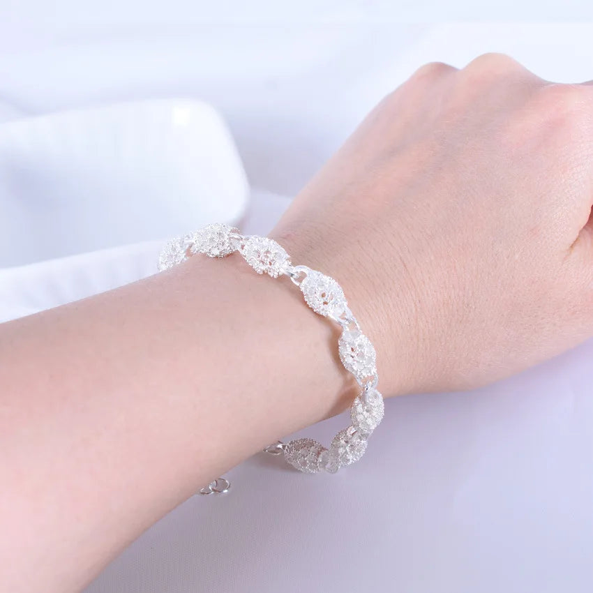 Fashion 925 Sterling Silver Bracelets For Women Luxury Original Designer Hollow Lantern Ball Charm Bracelets Beautiful Jewelry