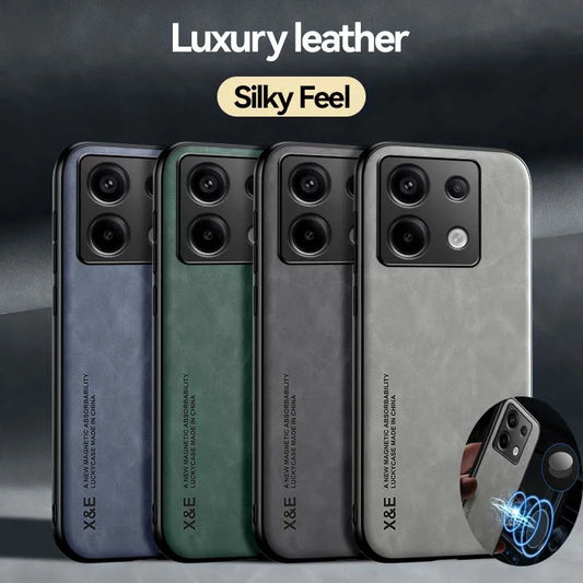 Funda a prueba de golpes para Xiaomi Redmi Note 13 Pro 5G Note 13 Pro+ Plus, funda protectora con soporte magnético para coche