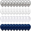 Confetti Latex Balloon for Party Decorations, Blue, Pink, Gold, Birthday, Baby Shower, Wedding, 12in, 40pcs per set 