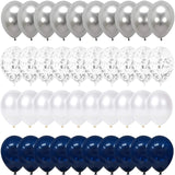 Confetti Latex Balloon for Party Decorations, Blue, Pink, Gold, Birthday, Baby Shower, Wedding, 12in, 40pcs per set 