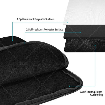 Black Cat Laptop Bag Tablet Notebook Case For Hp Dell Lenovo Computer For Macbook Air Pro Retina 10-17 Sleeve