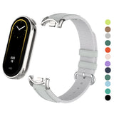 Original 1:1 Straps for Xiaomi Mi Band 8 - 8 NFC Wrist Bracelet Nylon+Leather Replacement Miband8 Correa Smart Band 8 Accessories