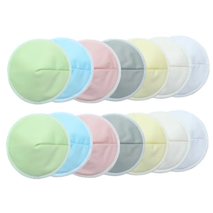 Discos absorbentes reutilizables para lactancia materna, 2 estilos, 4 pares, 3 capas, lavables, suaves, de fibra de bambú, accesorios para sujetador posparto.