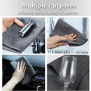 Paño de limpieza mágico grueso, paño de microfibra multiusos, reutilizable, para limpiar ventanas de coche, sin pelusa, para espejos de cocina. 