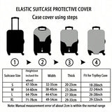 Luggage Cover Protector Elastic Waterproof Dustproof For 18-32 Inch Suitcase Travel Accessories