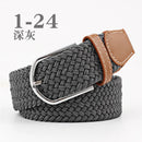 Stretch Woven Belt Unisex Canvas Belts Fashion Casual Student Belt Women Cinturon Male Waistband 105cm