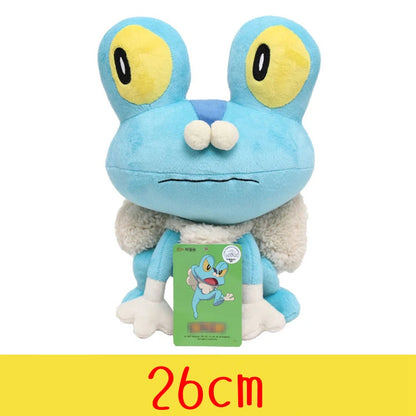 Peluche de Pokémon de alta calidad con etiqueta, dibujo animado de Pikachu, Charmander, Squirtle, Bulbasaur, muñeco de peluche, regalo para niños.