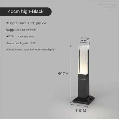 DC voltage outdoor landscape light LED outdoor lawn light IP65 waterproof aluminum alloy material 10W power simple design